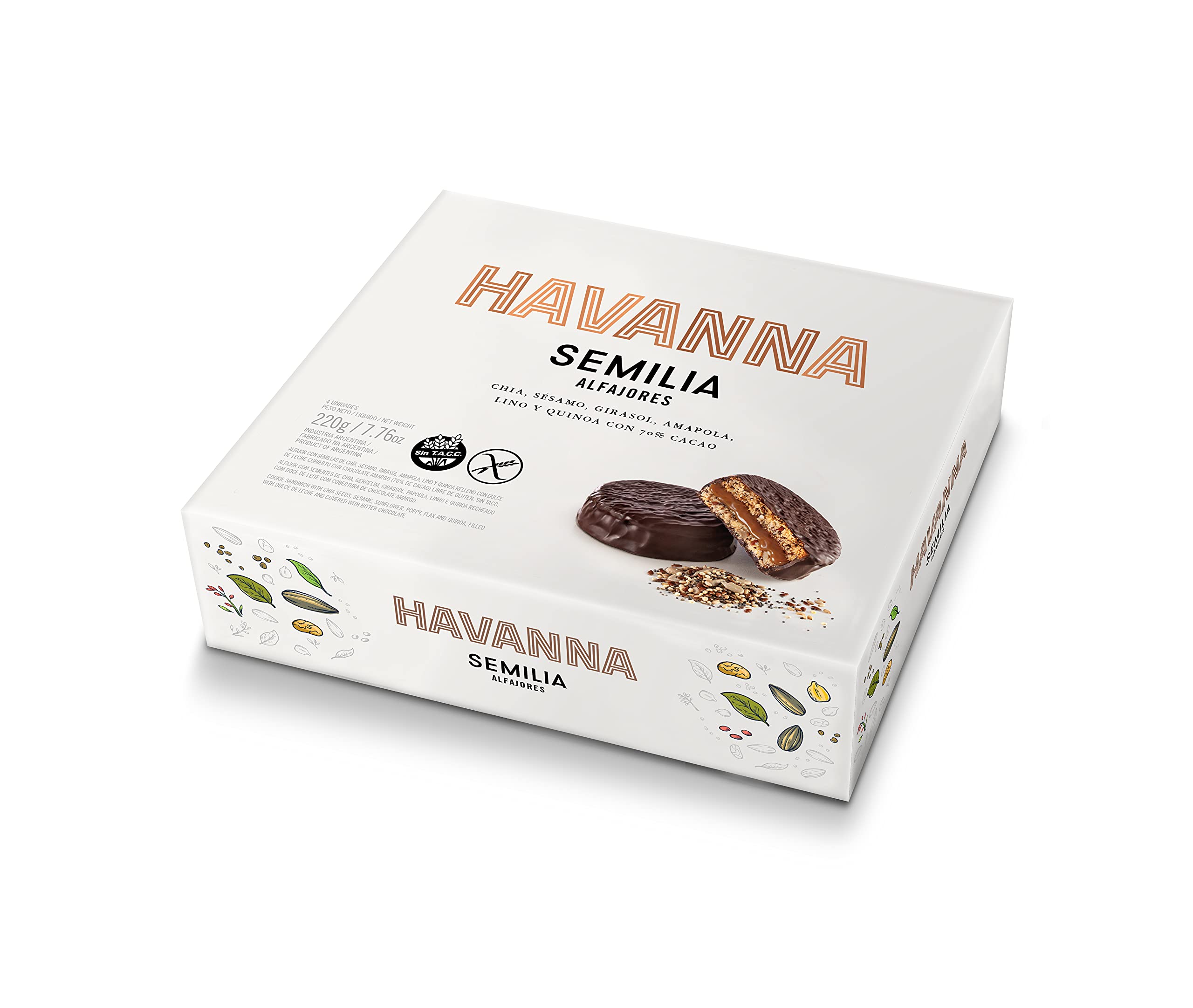 Havanna - Chocolate Alfajor with Seeds