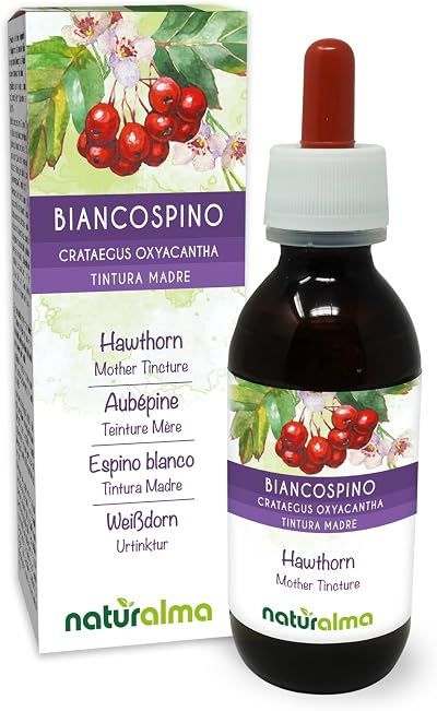 Naturalma Hawthorn Flowers & Leaves Mother Tincture 120 ml Veg Drops