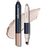 TRE'STIQUE Shadow Crayon, Refillable Eyeshadow Crayon With Built-In Blending Brush, Sustainable Shadow Makeup, Clean Beauty Eyeshadow