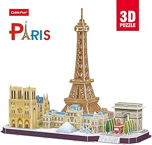 Cubic Fun- Puzzle 3D de la Ciudad de París en Línea (771MC254)