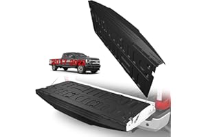 TripleAliners Compatible with Ford Super Duty 2017-2022 F250/F350/F450 Accessories Tailgate Mat with Tailgate Cap Top Protect