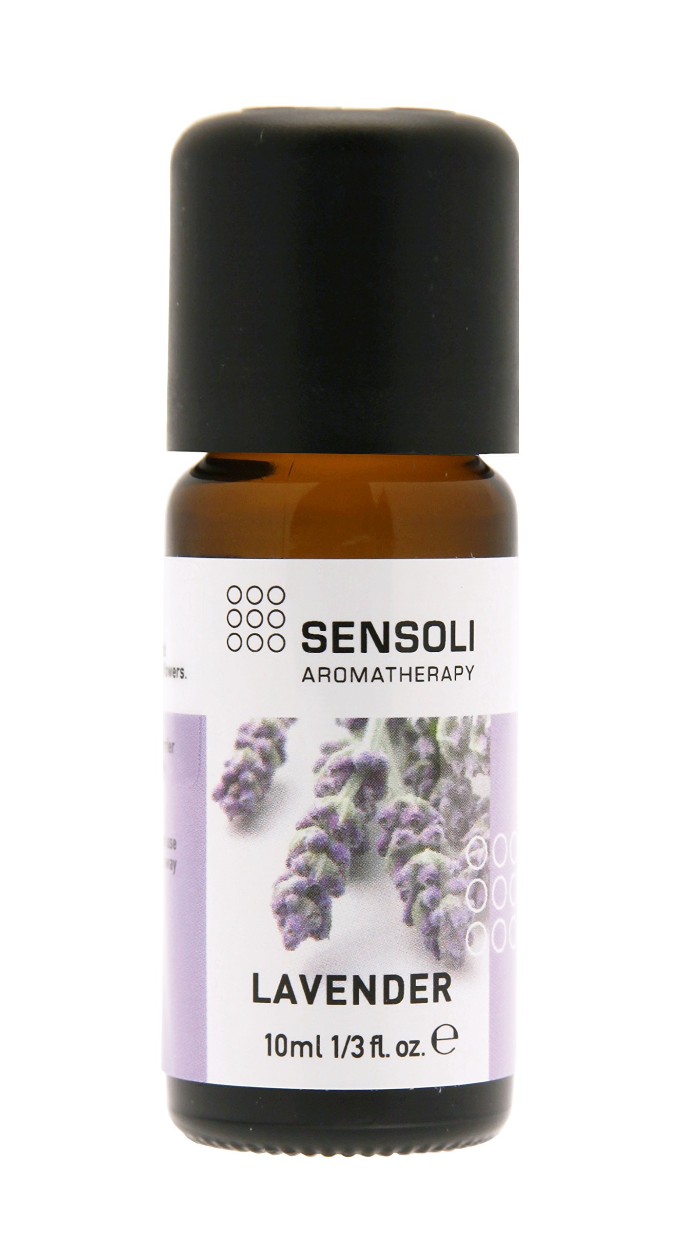 SENSOLI Lavender Essential Oil 10ml – 100% Pure Bulgarian Lavender (Lavandula Angustifolia), Amber Glass Dropper Bottle – Aromatherapy Essential Oil for Diffusers, Massage & DIY Blends — image 1