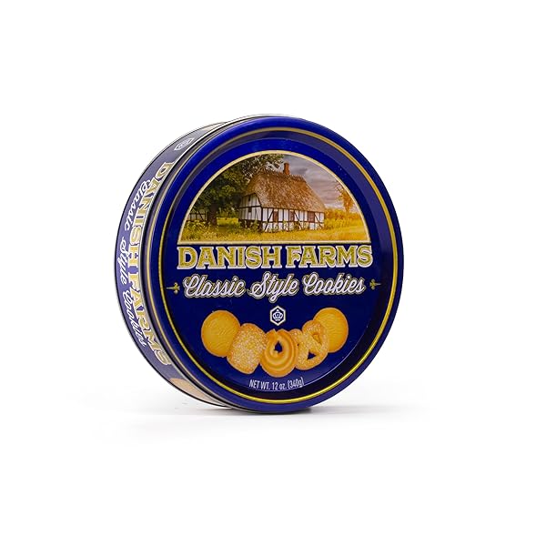 DANISH FARMS TRADITIONAL BUTTER COOKIES, 12-OZ. BLUE COOKIE...