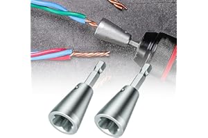 ROWPOZ Wire Twisting Tool Wire Twister Wire Connector, 2024 New Wire Twisting Tool Wire Stripper Tool Wire Twister Tool for Drill, Wire Stripping and Twisting Tool for Power Drill, Cable Quick Stripping