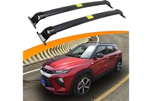 Snailfly 220 LBS Roof Rack Cross Bars Fit for Chevy Chevrolet Trailblazer 2021-2024 Black Crossbars