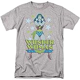 Popfunk Wonder Woman Stars T Shirt & Stickers