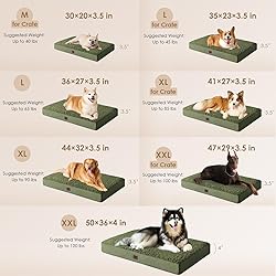 EHEYCIGA Orthopedic XL Dog Beds for Extra Large