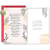 FSSDAS Happy Birthday Card for Dad (Loved and Appreciated) From Son, Daughter, Kids, Children, All of Us - Great Happy Bday Gift for Father, Papa, Step Dad, Daddy,