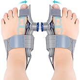 2PCS Bunion Corrector for Women & Men, FSA Approved Products Only, Adjustable Bunion Fix for Big Toe Separation Pain Relief, Toe Alignment Corrector for Left/Right Feet Hallux Valgus Relief