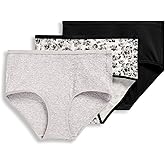 Jockey Women's Underwear Organic Cotton Stretch Logo Modern Brief - 3 Pack