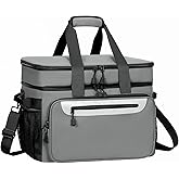 Neverwhy Cooler Bag for Camping, Portable Waterproof Cooler Bags, 32L Insulated Lunch Bag for Picnic, Beach, Trip