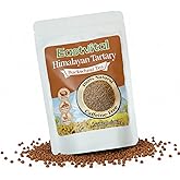 EastVital Himalayan Tartary Buckwheat Tea 220g – Caffeine & Sugar Free Roasted Buckwheat Tea with Nutty Warmth – 44 Servings