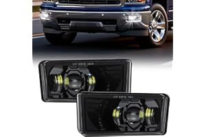 OPPBUY LED Fog Light Front for 2007-2014 Chevy Silverado,2007-2015 Suburban Tahoe,2007-2013 Avalanche Yukon GMC,Waterproof 65