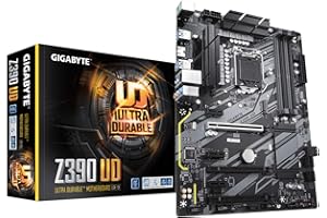 GIGABYTE Z390 UD (LGA 1151 (300 Series) Intel Z390 SATA 6Gb/s ATX Intel Motherboard for Cryptocurrency Mining with above 4G D
