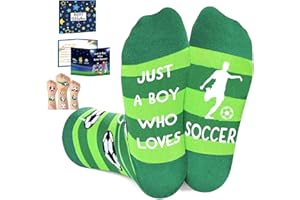 Soccer Gifts for Boys, Soccer Socks Boys, Gifts for 6-10 Year Old Boy