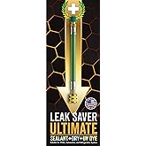 Leak Saver Direct Inject Ultimate 3-in-1 | AC Refrigerant Leak Sealer | with UV Dye &amp; Moisture Remover | for Most HVAC Systems Up to 5 Tons - Professional AC Leak Sealer - AC Stop Leak
