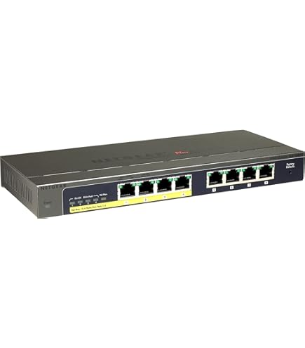 NETGEAR GS108PE 8ポート　×3台セット Amazon.com: NETGEAR 8-Port Gigabit Ethernet Smart Managed