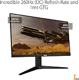 ASUS TUF Gaming 27 Inch QHD 260Hz ELMB Sync HDR 400 view 3