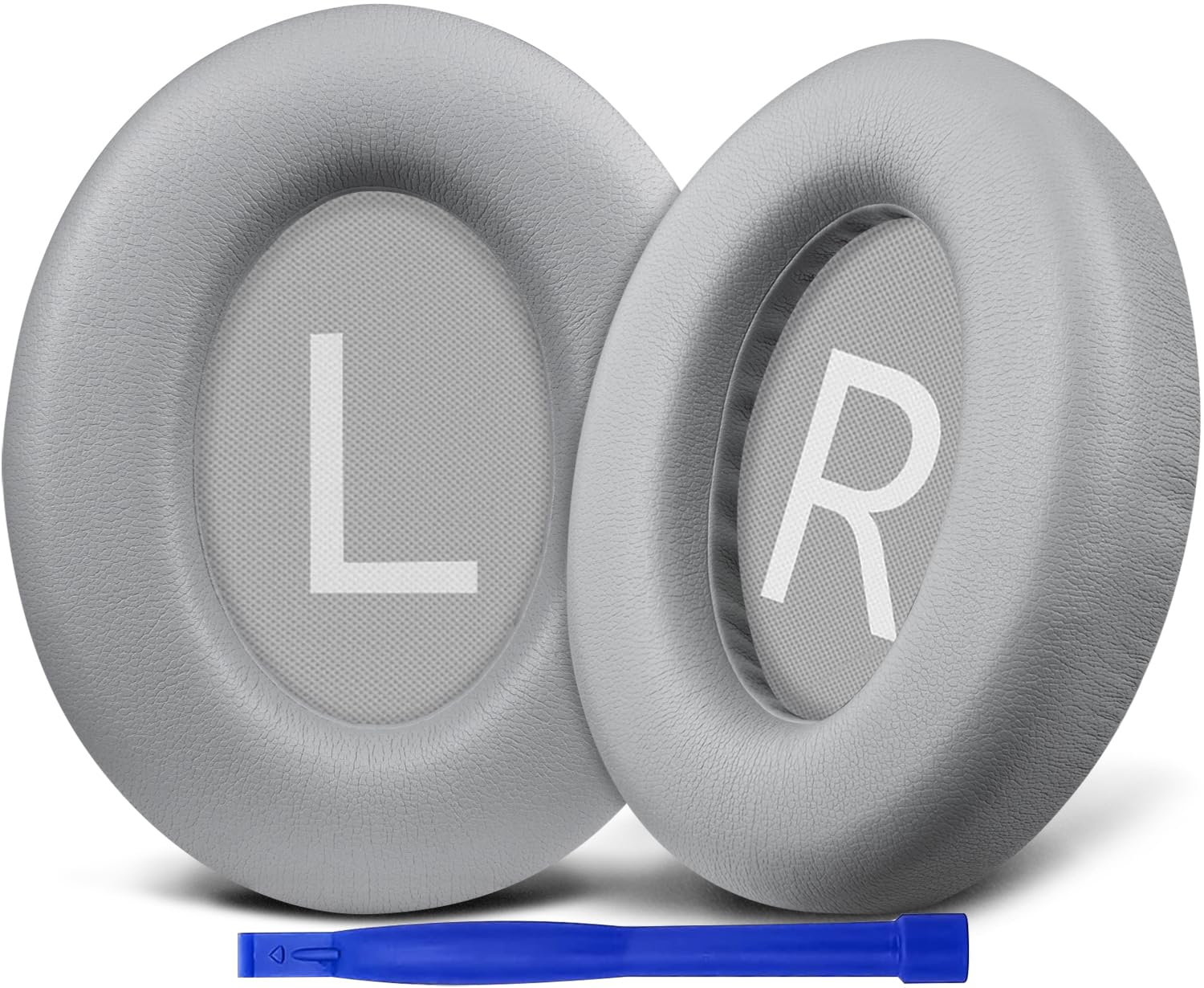 SOULWIT Replacement Earpads for Bose 700 (NC700) Wireless Headphones, Ear Pads Cushions with Softer Leather, High-Density Noise Cancelling Foam, Added Thickness - Silver