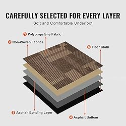 VEVOR Carpet Tiles Reusable, 24 PCS, 24"x