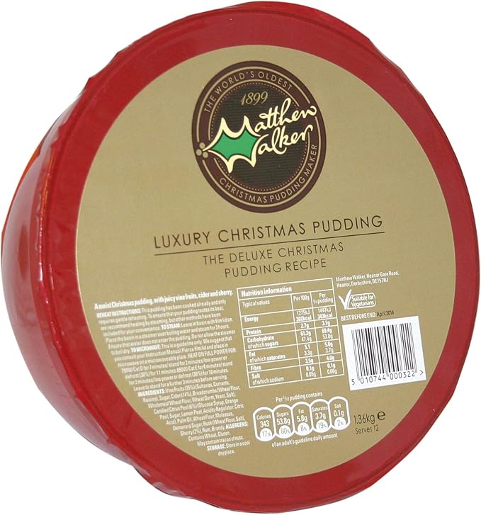 Matthew Walker Luxury Catering Christmas Puddings - 6x1.36kg