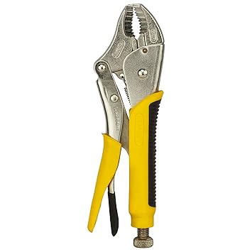 STANLEY 84-369-1-23 254mm Bi Material Handle Curved Jaw Locking Pliers