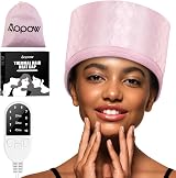 AOPOW Hair Cap Treatment Steamer Deep Conditioning Heat Cap Pink UK Plug