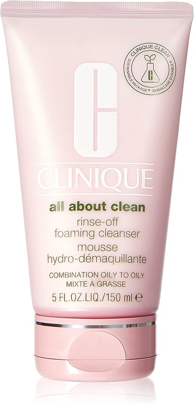 Clinique Rinse Off Foaming Cleanser Type II Gentle Face Wash Chamomile