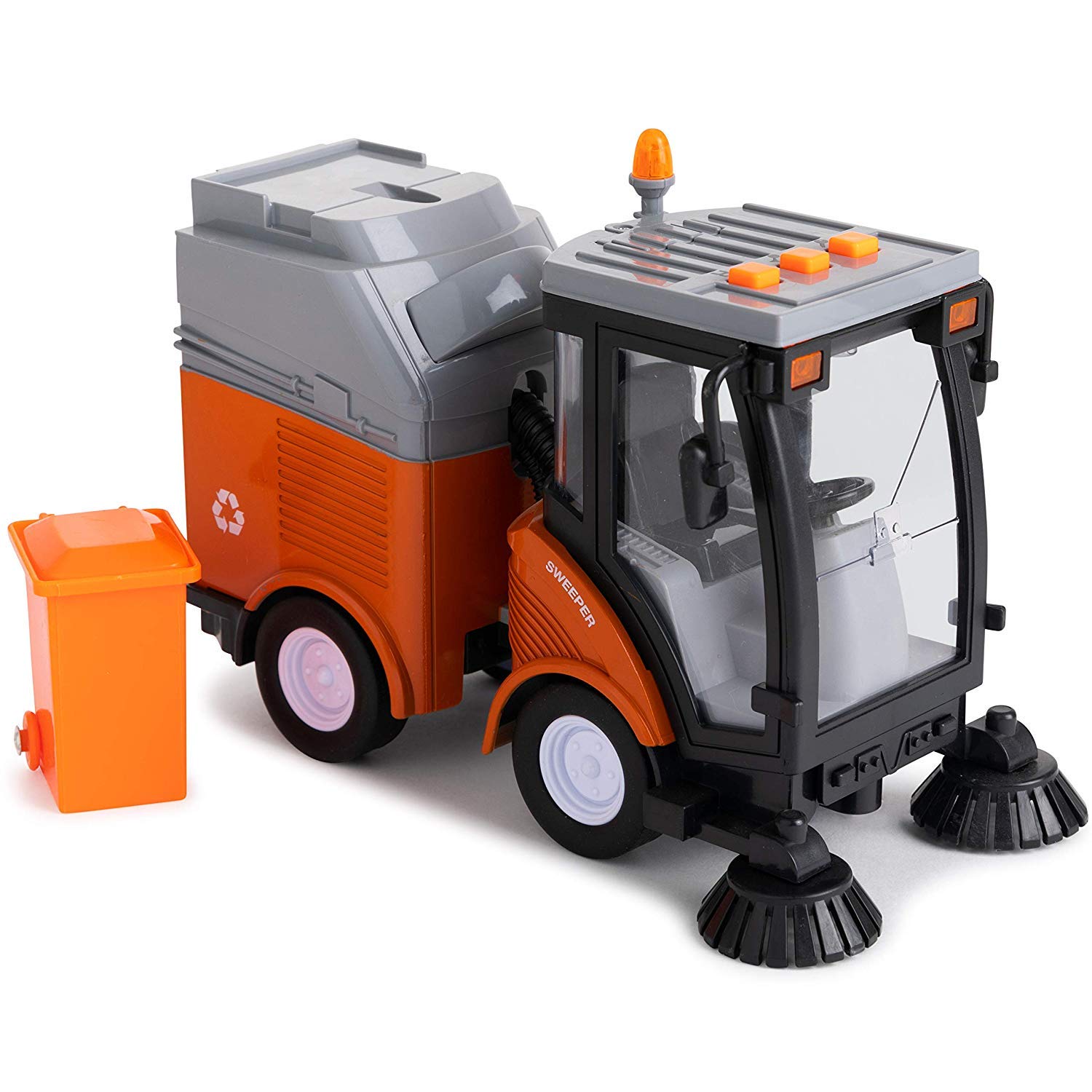 Friction Powered Sweeper Garbage Truck 