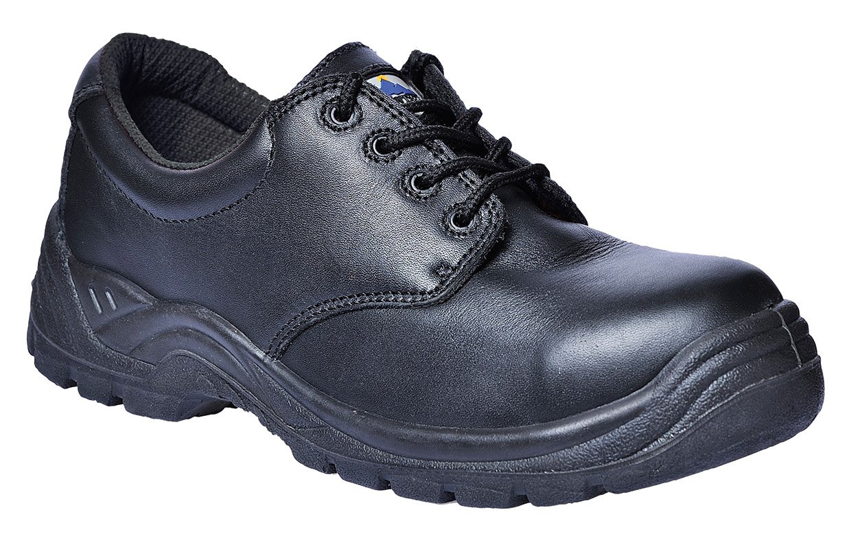 Portwest Portwest Compositelite Thor Shoe S3, Size: 4One Size, Colour: Black, FC44BKR40