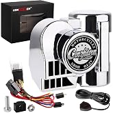 CENZHIWEN 12V Motorcycle Air Horn Kit for Truck with Built-in Compressor | Upgraded Train Horn 150dB Loud with Cover,Waterproof&amp;Easy Install,Universal replacement for 12V Car/Motorbike/Truck/Pickup