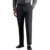 Haggar Men's JMH Straight Fit Dress Pant - Dark Grey 42x30