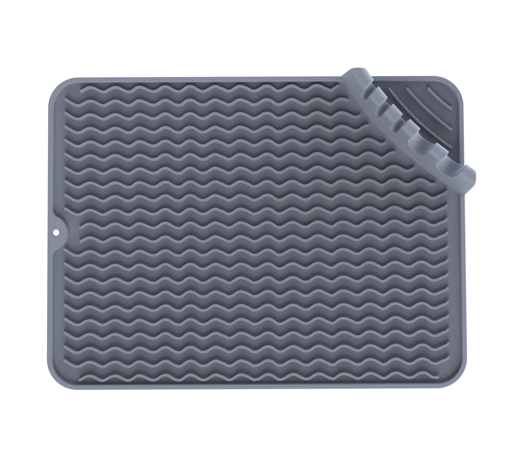 Photo 1 of Heat-Resistant Silicone Craft Mat 16x12 Inch | Non-Slip Epoxy Resin Art Mat with Tool Organizer | Textured Surface for Jewelry, Coasters | Durable & Easy Cleanup