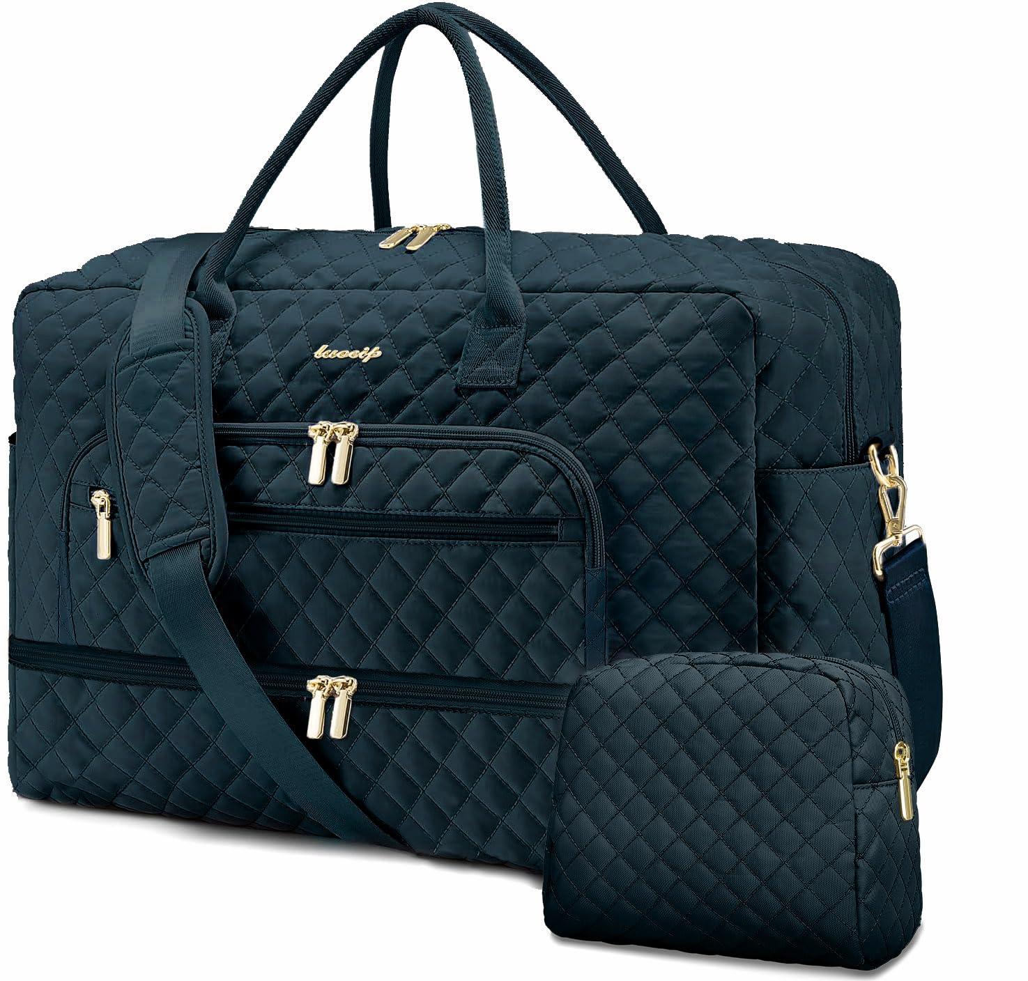 Travel Duffle Bag Weekender for Women - 38L Carry-On Overnight Bag Personal Item Bag with Shoe Compartment & Wet Pocket Weekend Tote Bags with Toiletry Bag Hospital Bags for Labor and Delivery Image Travel Duffle Bag Weekender for Women - 38L Carry-On Overnight Bag Personal Item Bag with Shoe Compartment & Wet Pocket Weekend Tote Bags with Toiletry Bag Hospital Bags for Labor and Delivery Image