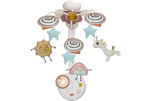 Tiny Love Unicorn Wonderlands Classic Mobile – Baby Mobile with 20 Minutes of Music, Calming Nightlight, Removable Music Box,