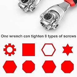 WAURCSY 52 in 1 Socket Wrench, Stainless Steel