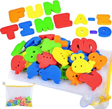 bath letters and numbers