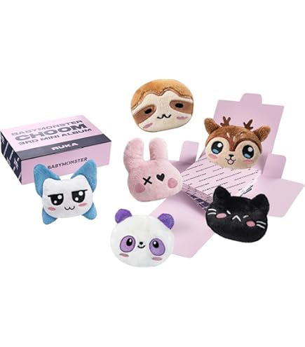Amazon.com: BABYMONSTER CHOOM [Plush Keyring Ver.] 3rd Mini Album