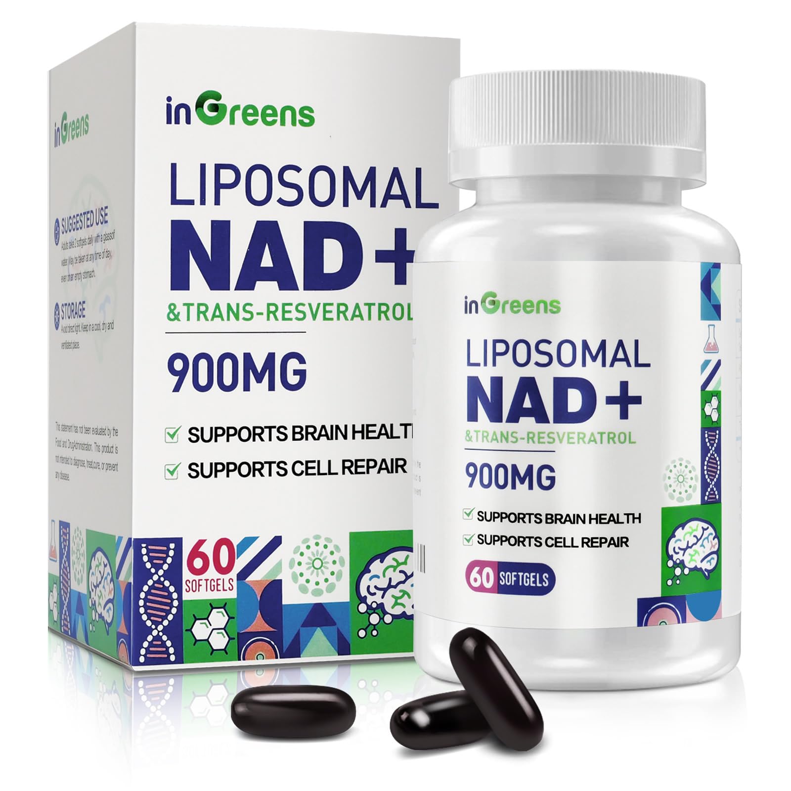 Liposomal NAD+ & Trans-Resveratrol