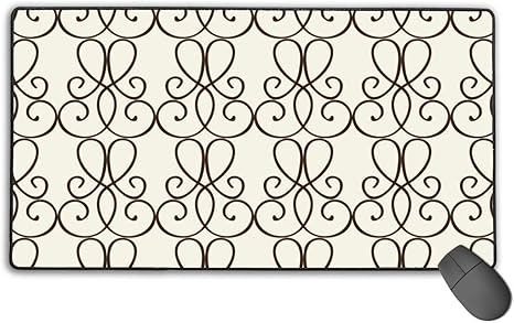 Fragmento de Alfombrilla de celosía Decorativa en Estilo Barroco La