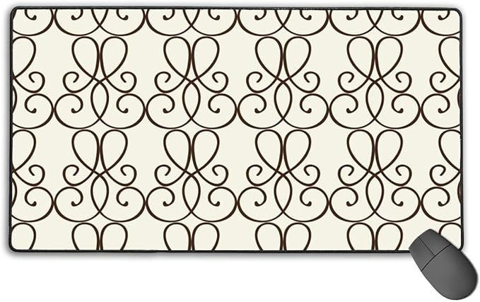 Fragmento de Alfombrilla de celosía Decorativa en Estilo Barroco La