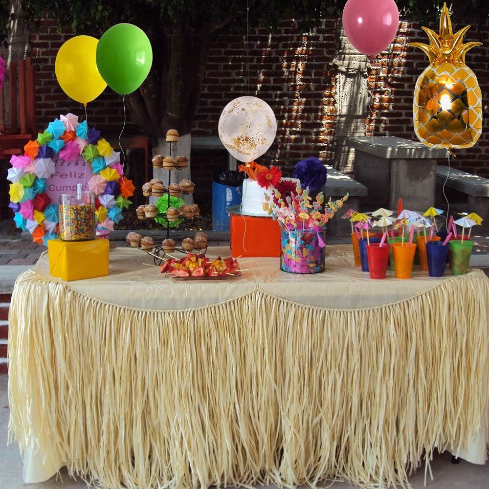newsni.com Flores Hawaianas Decoración de Fiesta Tropical con 