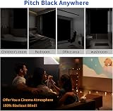 Machine-Ya Portable Window Blackout Blind 400x145cm with 30 Nano Tape view 4