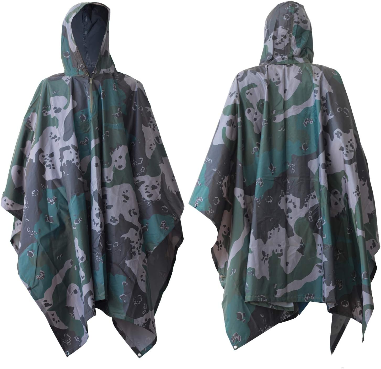 Raincoat Poncho, Rain Cape Hooded Poncho Rainwear , Waterproof Cycling Rain Cover ,Tent Mat Sunshade Tarp