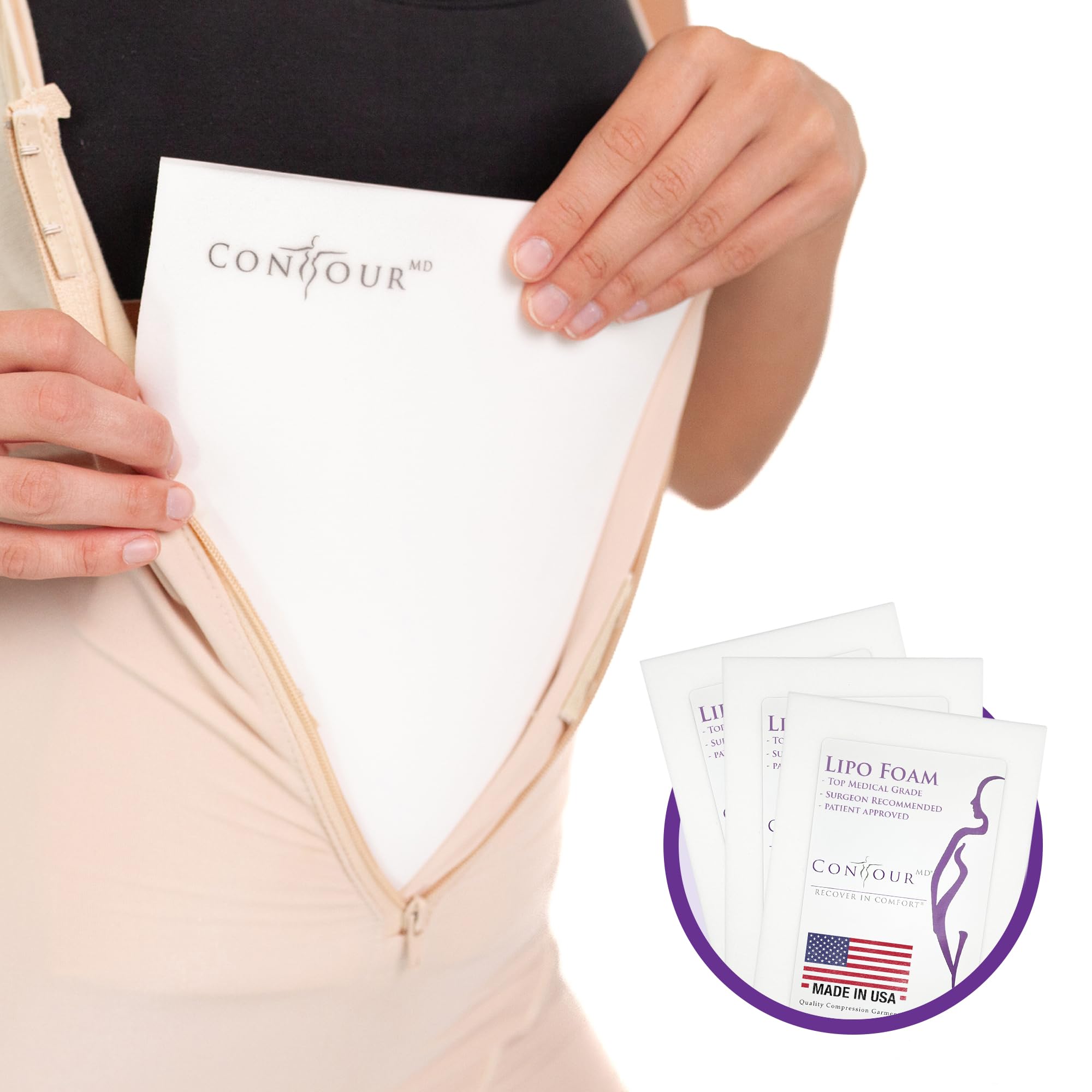 Mua ContourMD Medical Grade Post Lipo Foam Compression Sheets Post