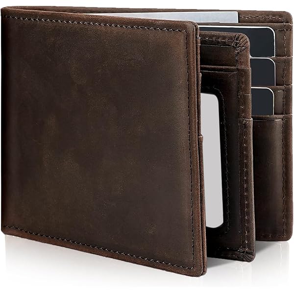 HORNBULL Men's Leather Wallet And Belt Combo Set - Brown, Genuine Leather, Adjustable Belt Up To 44" Waist - View #2