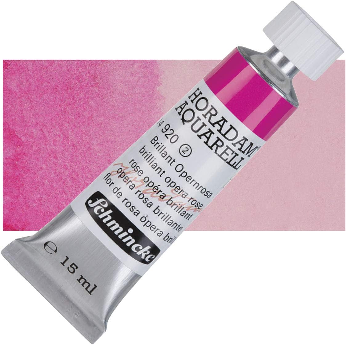 Schmincke Horadam Aquarell Watercolors 15ml Brilliant Opera Rose, Pink