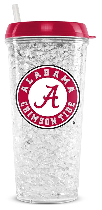 Amazon.com: NCAA Universidad de Alabama Congelador, Vaso de ...