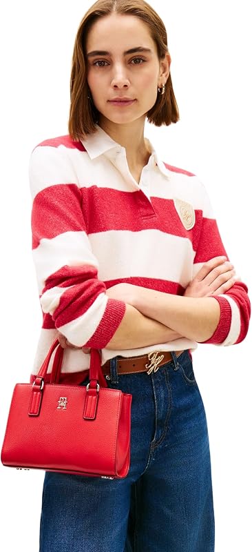 Mini fourre-tout Th Daily AW0AW18379 pour femme, rouge (rouge primaire), taille unique — photo 3 sur 6