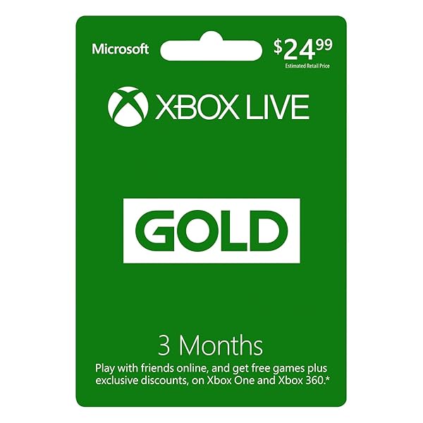 3 Month Xbox Live Gold Membership - [Digital Code]